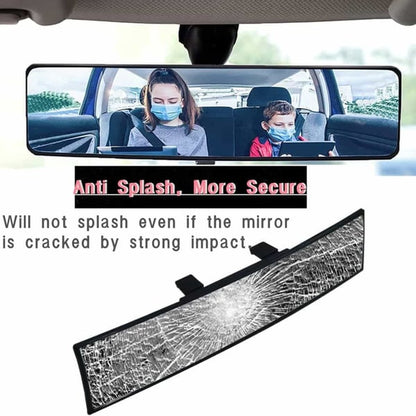 Universal Interior Clip On Panoramic Rearview Car Wide Angle Mirror