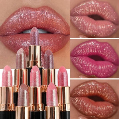 Diamond Lip Gloss Glitter Lipstick Waterproof